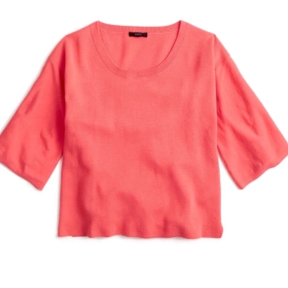 J. Crew Loose Flowy Short Bell Sleeve Sweater